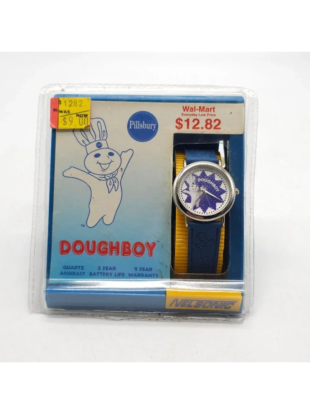 Pillsbury Doughboy Watch 1997 Collectible New In Package Nelsonic Needs Battery
